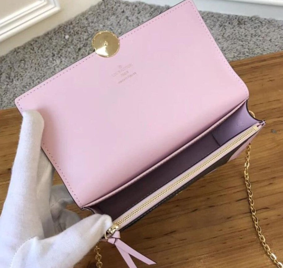 Louis Vuitton Flore Chain Wallet Monogram Canvas M67405