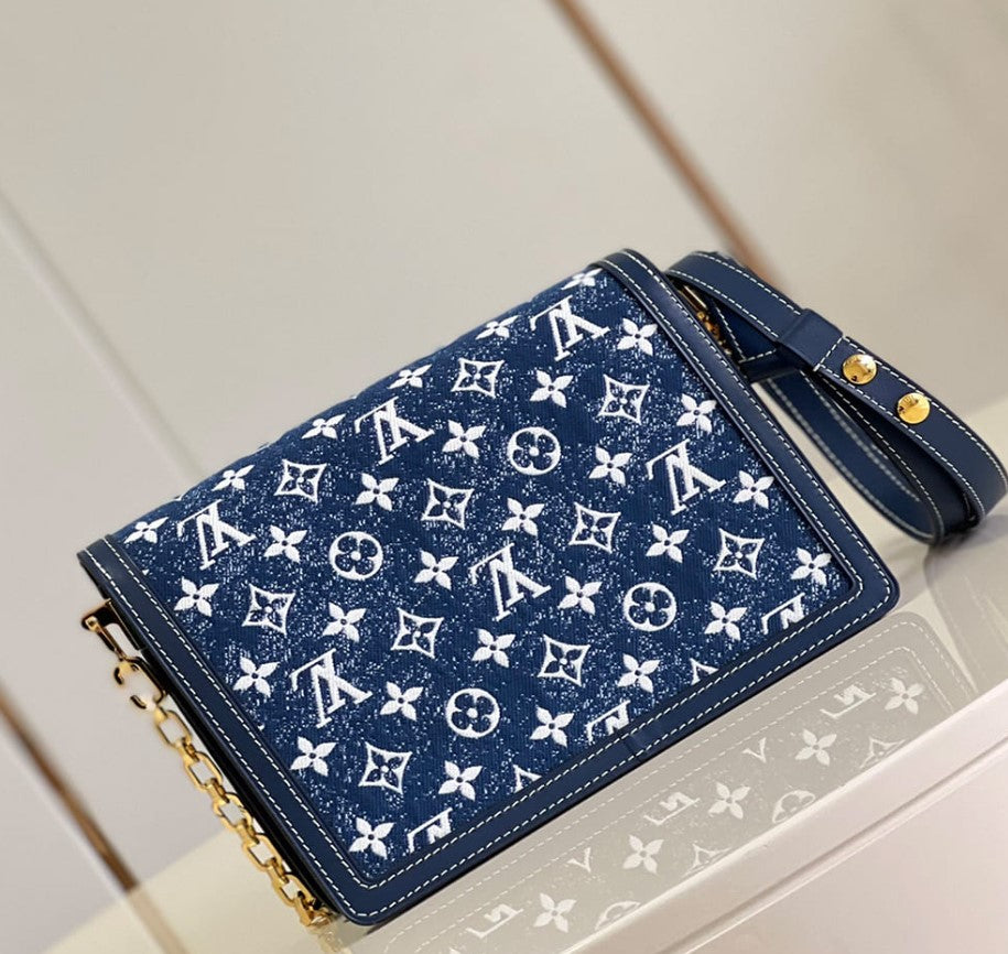 Louis Vuitton Dauphine MM Denim Bag M59631