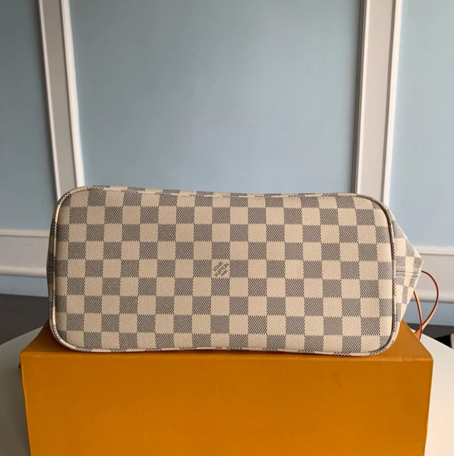 Louis Vuitton Neverfull MM Damier Azur Bag N41605
