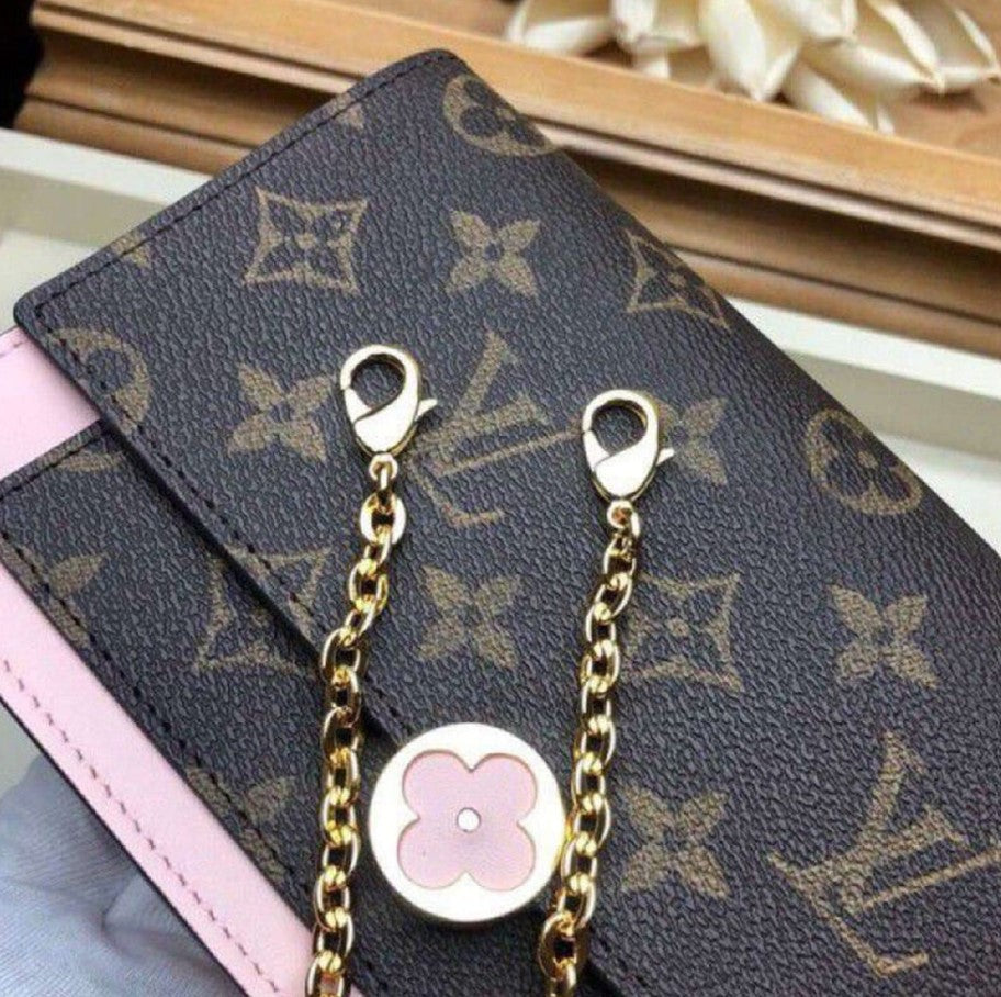 Louis Vuitton Flore Chain Wallet Monogram Canvas M67405