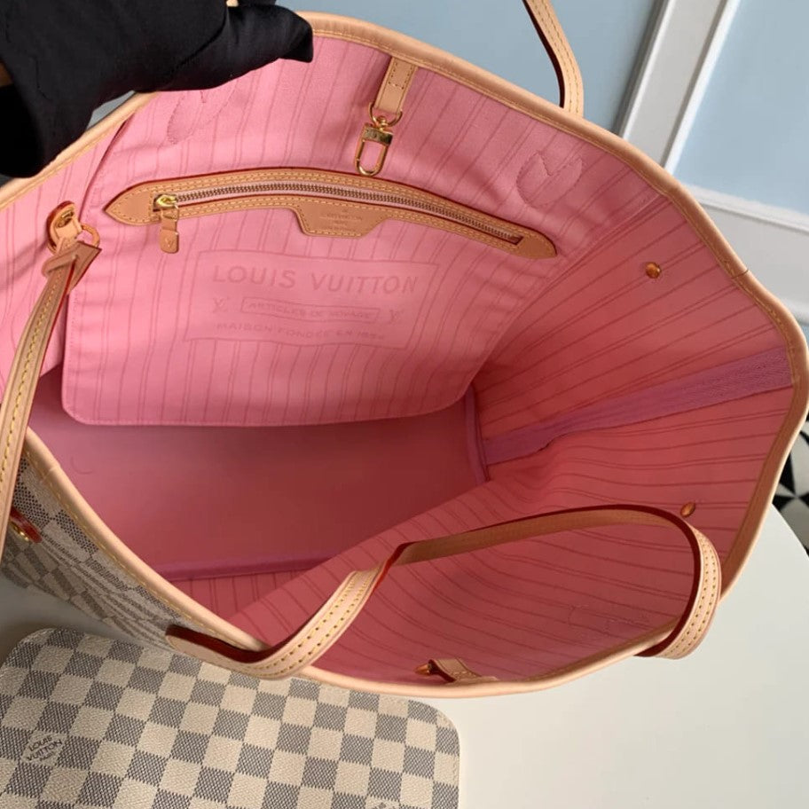 Louis Vuitton Neverfull MM Damier Azur Bag N41605