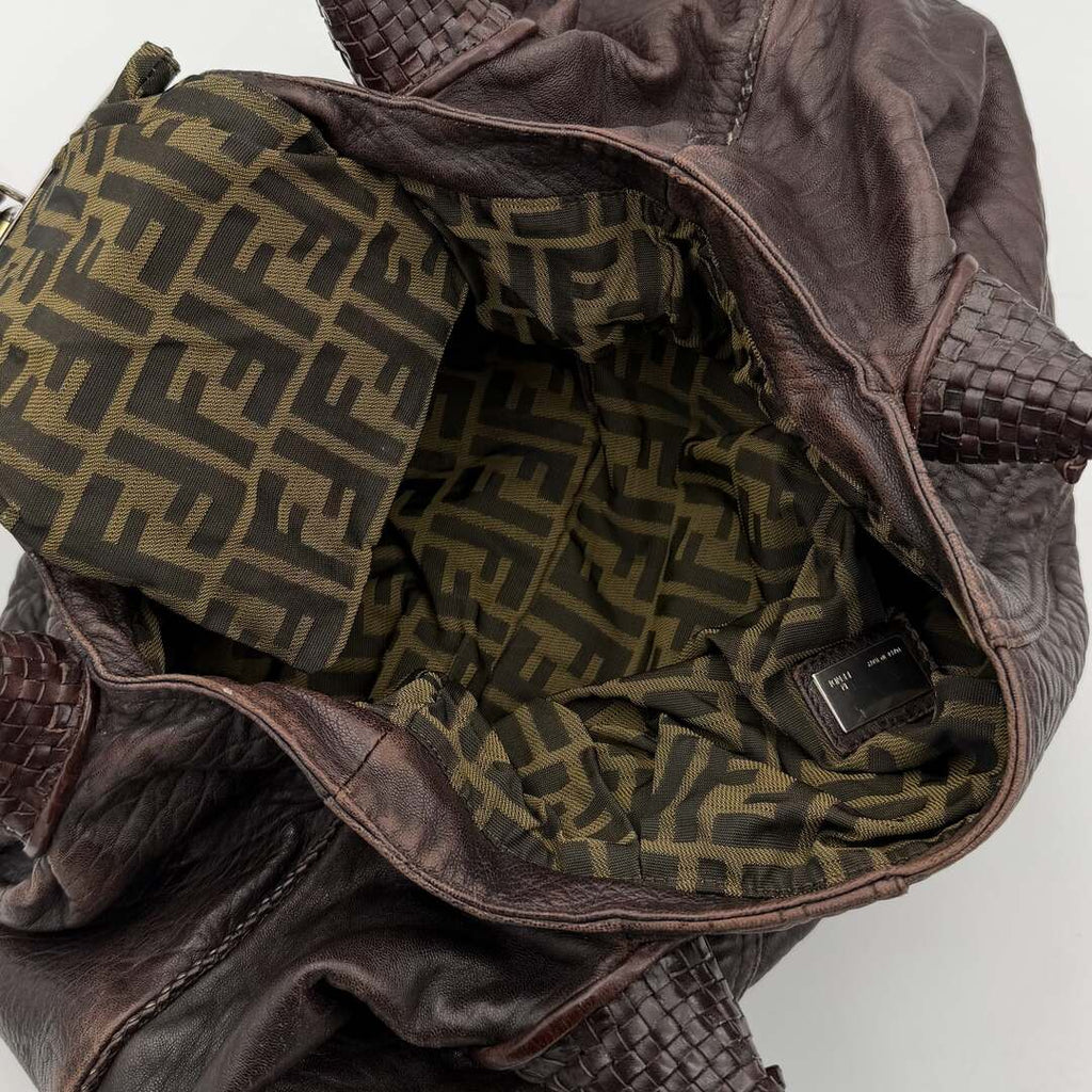 Fendi Spy Dark Brown Handbag