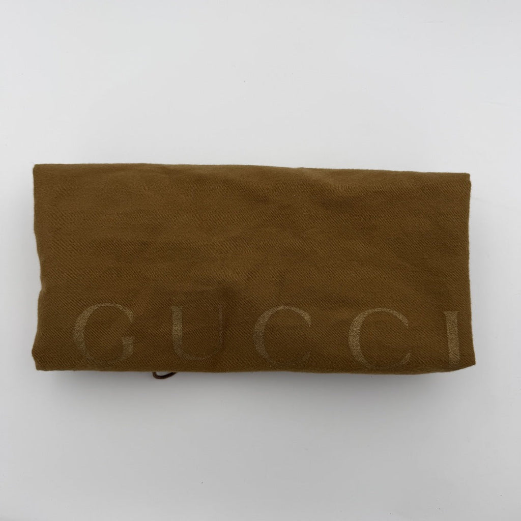 Gucci Guccissima Hobo Brown Leather Shoulder Bag