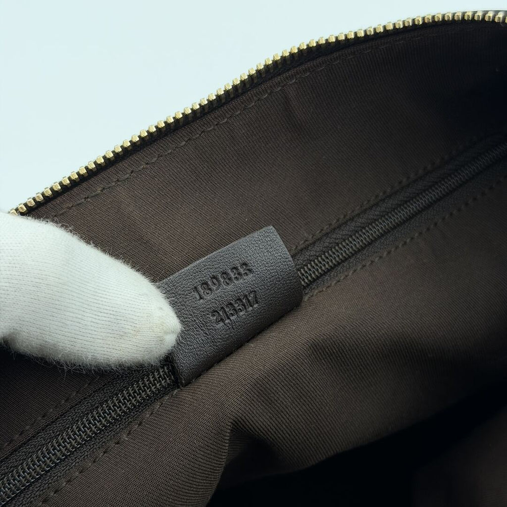 Gucci GG Canvas Abbey Brown Shoulder Bag