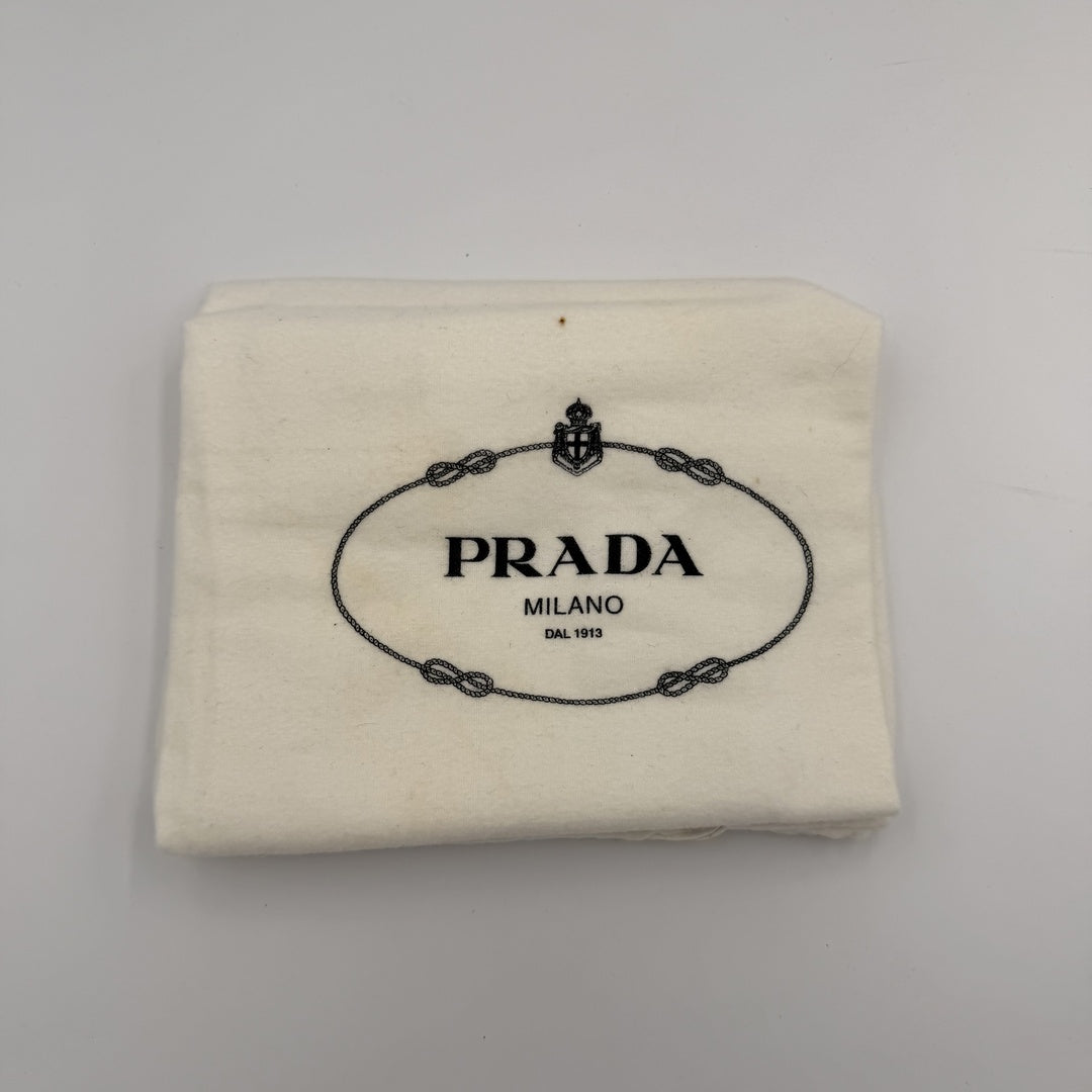 Prada Vitello Daino Camel Leather Shoulder Bag