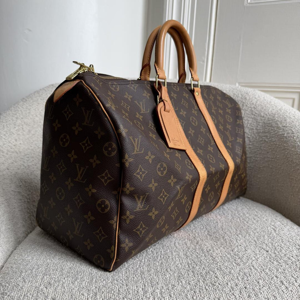 2001 Louis Vuitton Monogram Keepall 45
