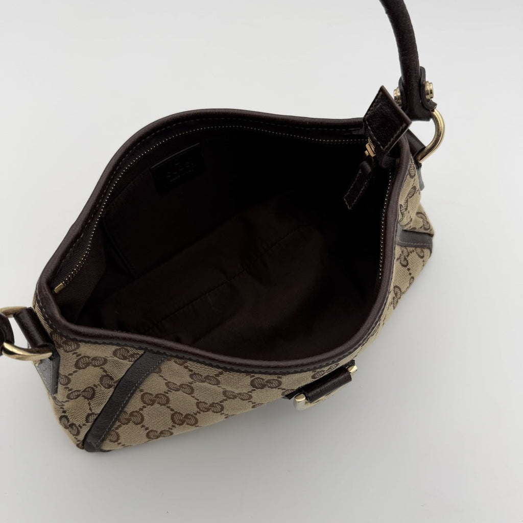 Gucci Mini Abbey D Ring Brown Shoulder Bag