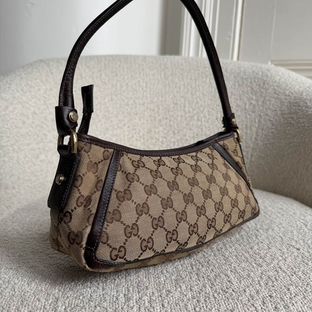Gucci Mini Abbey D Ring Brown Shoulder Bag