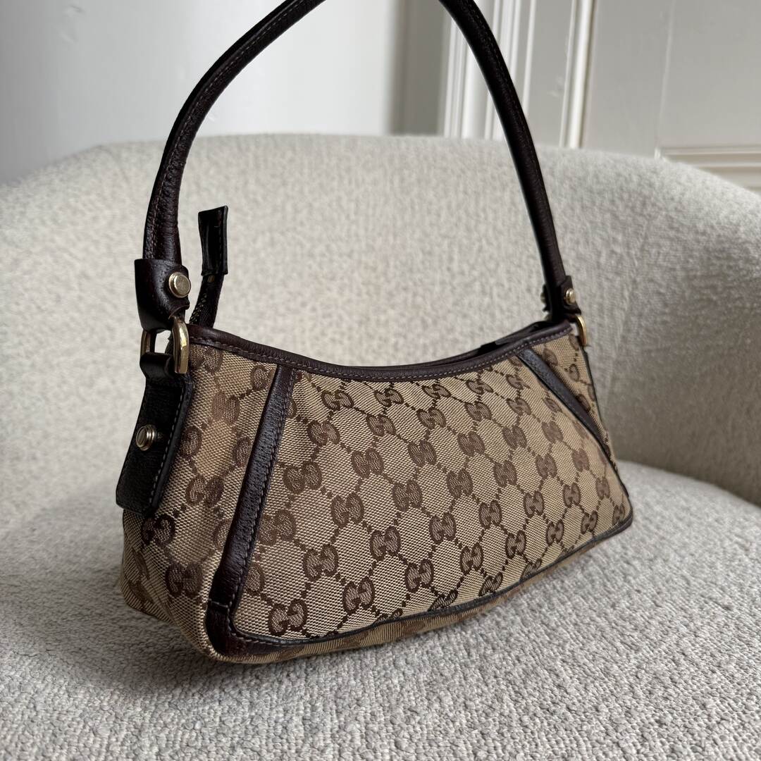 Gucci Mini Abbey D Ring Brown Shoulder Bag