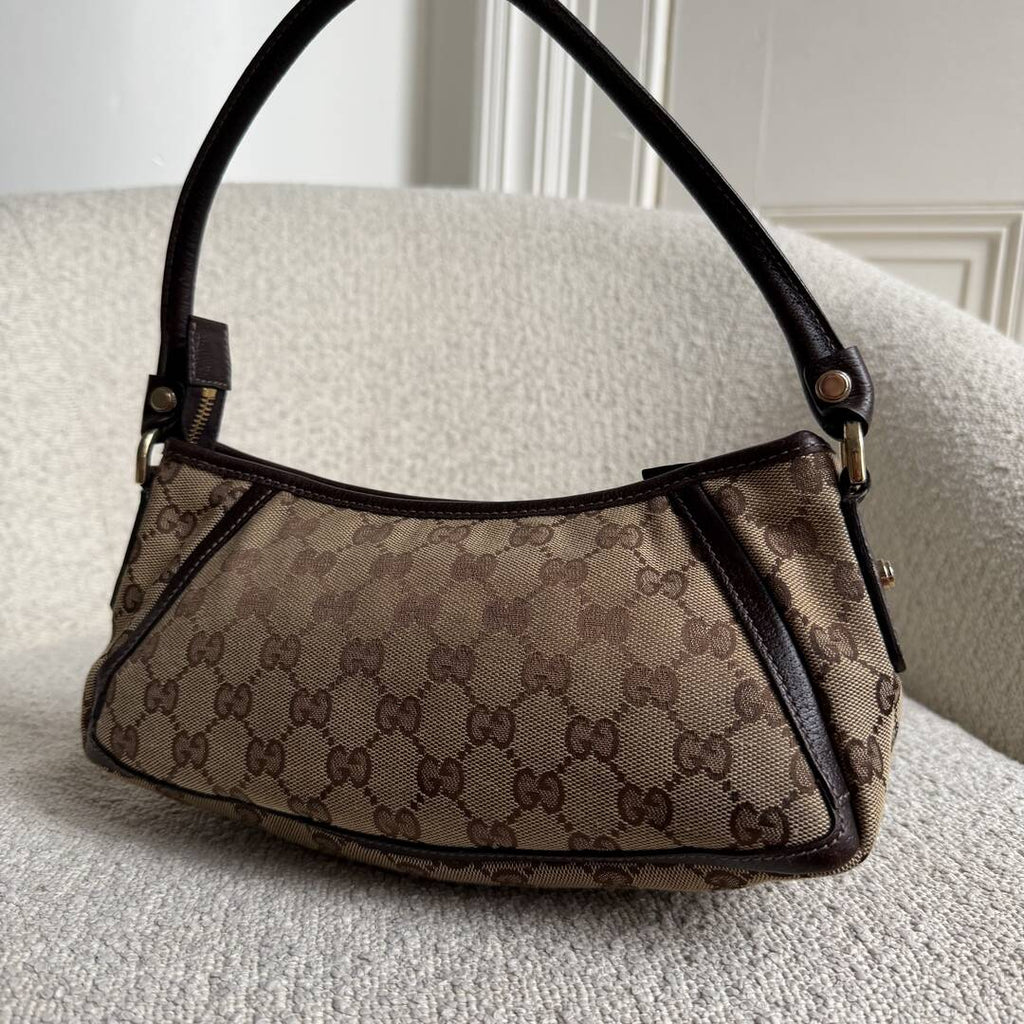 Gucci Mini Abbey D Ring Brown Shoulder Bag